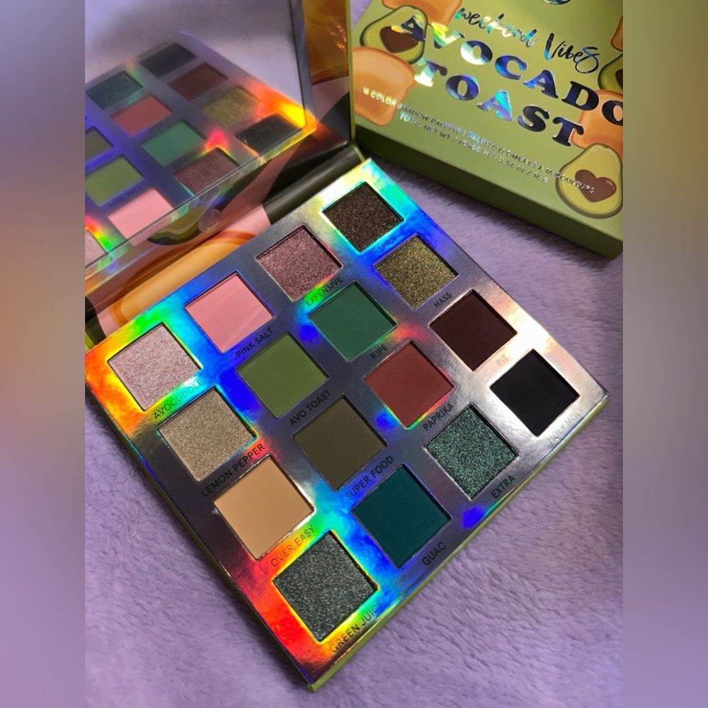 BH Cosmetics Weekend Vibes Avocado Toast eyeshadow palette